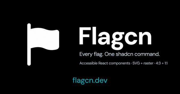 Flagcn: Accessible Flag Components for shadcn/ui